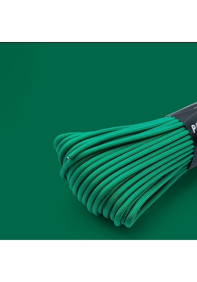 Mg Ropes Bileklik Ve Outdoor Polyester Paracord İp 4 Mm 660 Lb 30 Metre Çim Yeşili (10 Çekirdek)