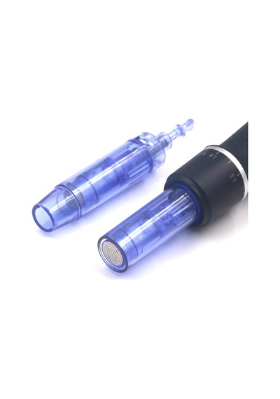 Dermapen İğnesi Yuvarlak Nano A Uzun Kapaklı Mavi 10 Adet