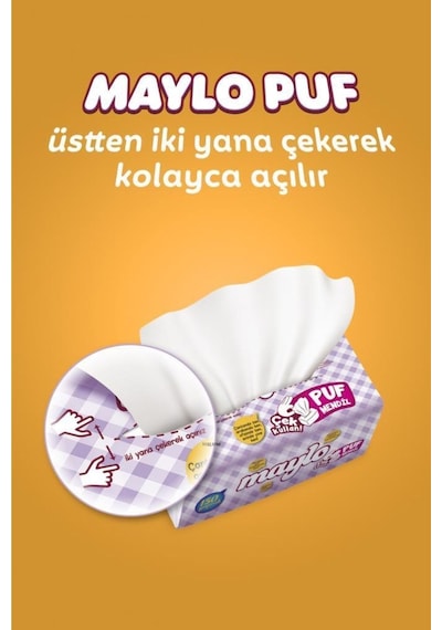Maylo Puf Mendil 150 Yaprak 12'Li Paket