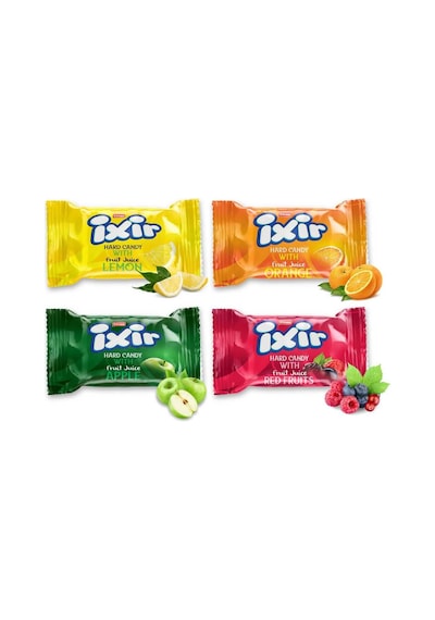 Ixir Dolgulu Meyve Sulu Sert Şeker 1000 Gram (1 Poşet)