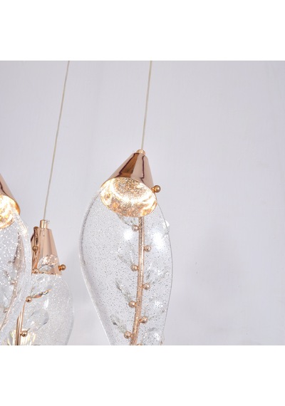 Ardea 6'lı Gold Yuvarlak Sarkıt Salon Led Avize