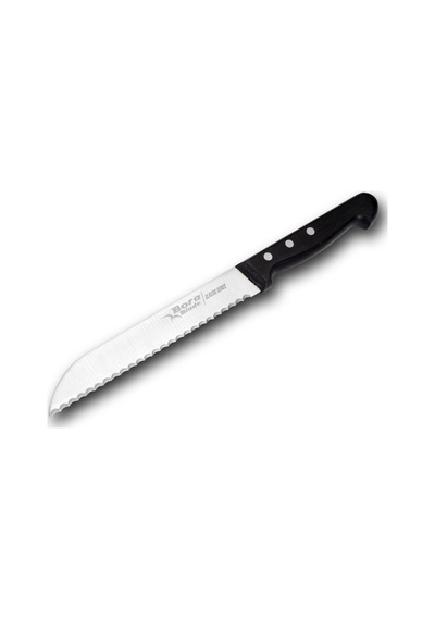Bora 725 Abs Testereli Ekmek Kesim Bıçağı Siyah