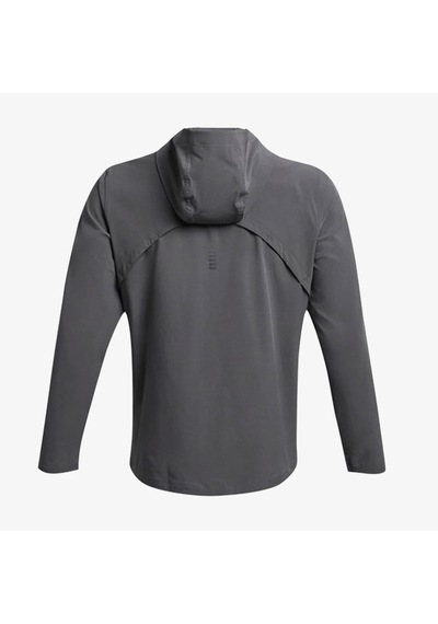 Under Armour Outrun The Erkek Gri Koşu Ceketi 1376794 Gri