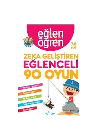 Eğlen Öğren Zeka Geliştiren Eğlenceli 90 Oyun - Rzır-886122