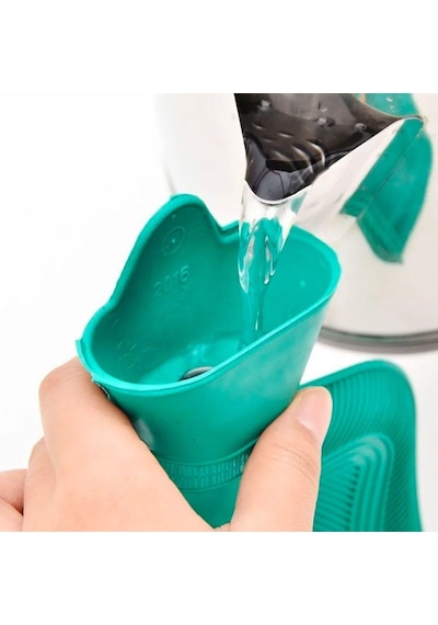 2 Litre Sıcak Su Torbası 1. Sınıf Kauçuk Malzeme 5615 Açık Gri