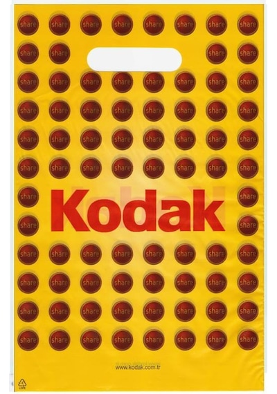 Kodak Baskılı Poşet Kulplu 100 Adet