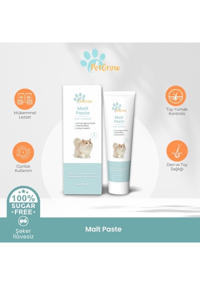 Petgrow hairball Kedi Malt Macun Tüy Yumağı 100 G