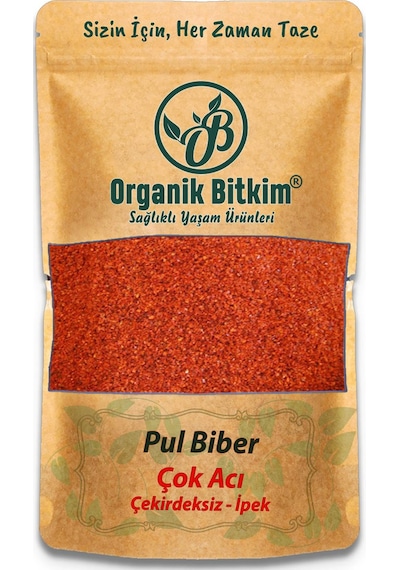 Organik Bitkim Pul Biber - Çok Acı 1000 G