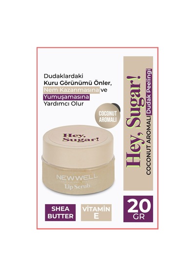 20 Ml Hindistan Cevizi Aromalı Dudak Peelingi İle Pürüzsüzlük