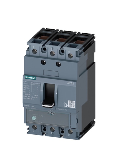 Siemens 3va1116-5ef36-0aa0 - 3va1 4p 25a 36ka Tm240 Mccb