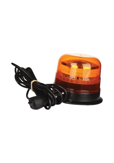 Led Tepe Döner İkaz Lambası Cıvata+vantuz Ve Mıknatıs Bağlantılı 10 Fonksiyon 12/24v E-belgeli 48w