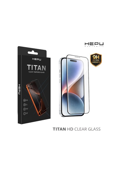 HEPU TITAN HD Clear Cam Ekran Koruyucu – iPhone 13 / 13 Pro / 14 / 16e Uyumlu