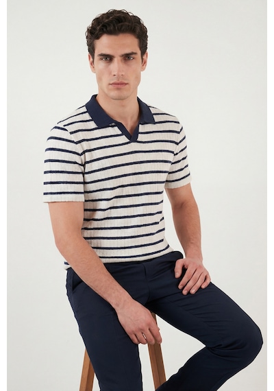 Buratti Erkek Polo T Shirt 5904022 İndigo İndigo