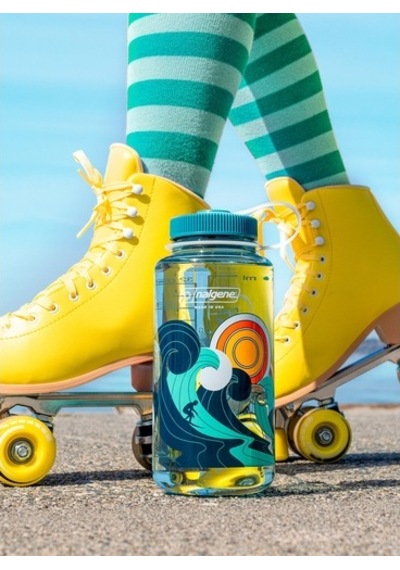 Nalgene 32 Oz Retro Seafoam Tritan Suluk Matara 1 Litre Açık Mavi