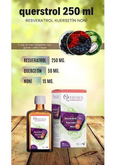 Querstrol 250 ML X 2 Adet Resveratrol Quercetin Noni İçerikli