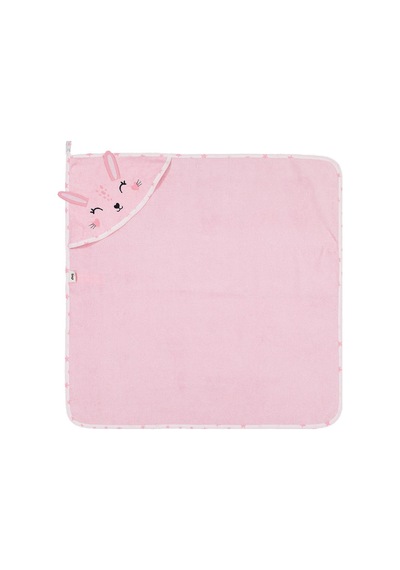 Civil Baby Tavşan Kulaklı Bambu Havlu - Pembe 31B61011625W1