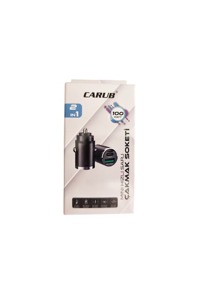 Araç Çakmak Sarj Soketi Mini Hızlı Sarj 100w Usb + Type C