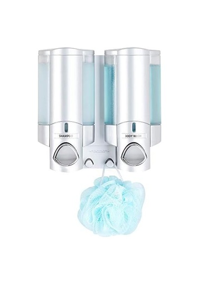 Better Living Blp-76235-1 Aviva Shower Dispenser 2 Chamber Satin Silver 12 Izgara