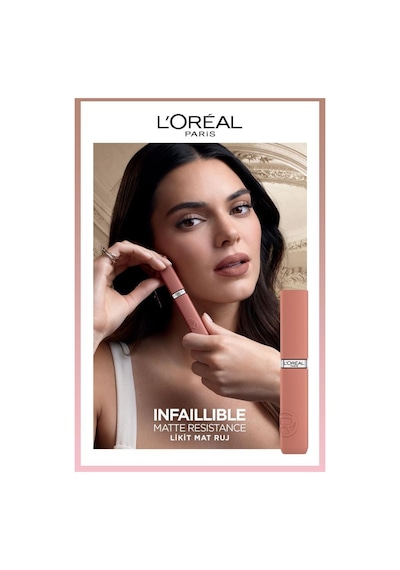 L'Oréal Paris Infaillible Matte Resistance Likit Mat Ruj 635 Worth It Medium