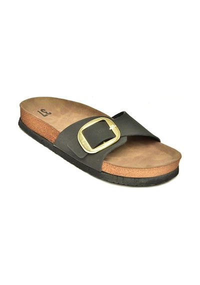 Fox Shoes P777507202 Siyah Süet Günlük Kadın Terlik Siyah-süet Çok Renkli