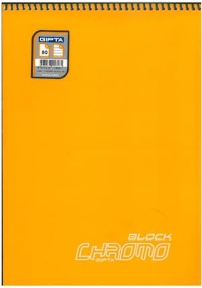 Gıpta Chromo Bloknot Çizgili A-4 80 Yaprak Plastik Kapak N11.1497