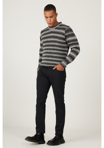 AC&Co / Altınyıldız Classics Erkek Antrasıt Slim Fit Dar Kesim 5 Cepli Desenli Esnek Pantolon Antrasit AC&Co / Altınyıldız Classics Erkek Antrasıt Slim Fit Dar Kesim 5 Cepli Desenli Esnek Pantolon Antrasit