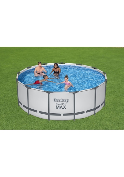 Bestway 5618w Steel Pro Max Prefabrik Yer Üstü Çember Havuz Seti 3,96 M X 1,22 M