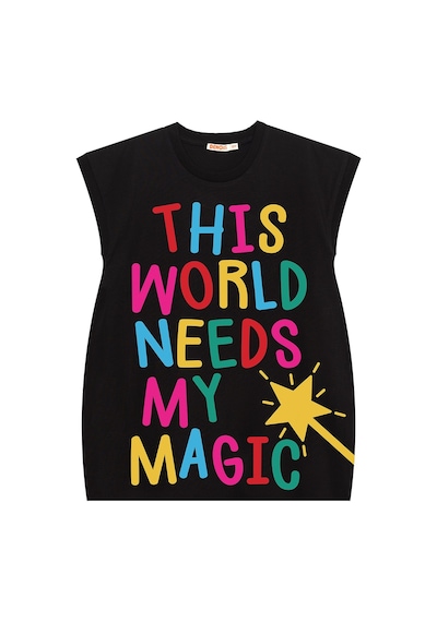 Denokids Mshb&g Magical Kız Çocuk Siyah Elbise Siyah