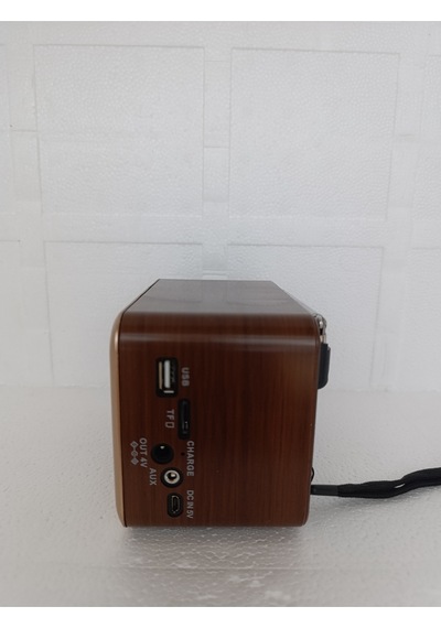 Nostaljik Radyo Klasik Radyo Bluetooth Hoparlör Usb-tf Çalar Ses Bombası Şarjlı Radyo - Kahverengi-