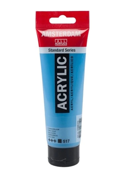 Amsterdam Standard Series Akrilik Tube 120 Ml King S Blue 517 Çok Renkli