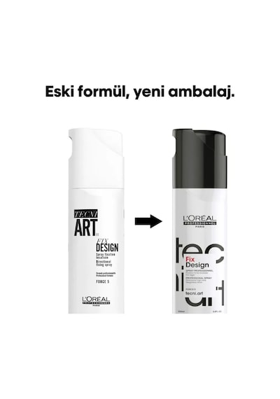 L'Oréal Professionnel Techni Art Fix Design Sabitleyici Saç Spreyi 200 ML