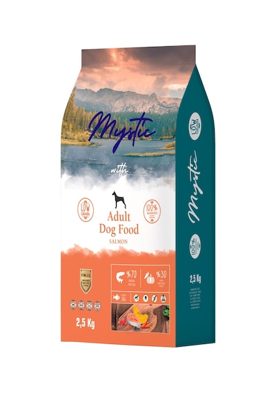 Mystic Düşük Tahıllı Somonlu Yetişkin Köpek Maması 2500 G Mystic Düşük Tahıllı Somonlu Yetişkin Köpek Maması 2500 G