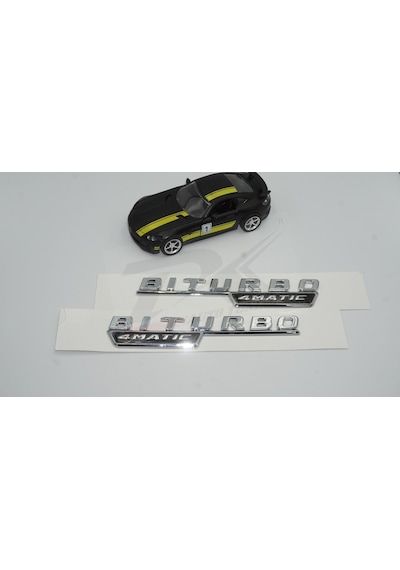 Biturbo 4Matic Çamurluk Yanı Logo Amblem
