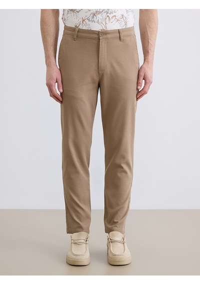Lcw Vision Kahverengi Slim Fit Gabardin Erkek Pantolon