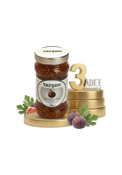 Tatşen Cam Reçel İncir 3x380 Gr