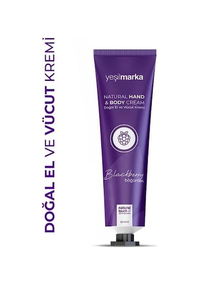 Yeşil Marka Böğürtlenli El Kremi 30 Ml