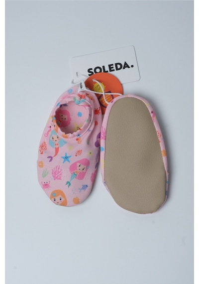 Soleda Uv Korumalı Kaydırmaz Bebek Çocuk Deniz Havuz Patiği Mermaid Magic Çok Renkli