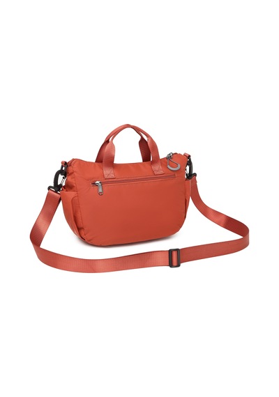 Smart Bags Hafif Kumaş Günlük Küçük Boy Uzun Askılı Kadın Omuz Çantası Kiremit
