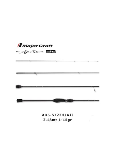 Major Craft 5g Aji Do Aji Kamış Ad5 S722h Aji 218cm 1-15g