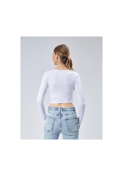 Virago 2'li Soft Touch V Yaka Crop Uzun Kol Bluz/body Beyaz - 687153492 Beyaz - 687153492 Beyaz Virago 2'li Soft Touch V Yaka Crop Uzun Kol Bluz/body Beyaz - 687153492 Beyaz - 687153492 Beyaz