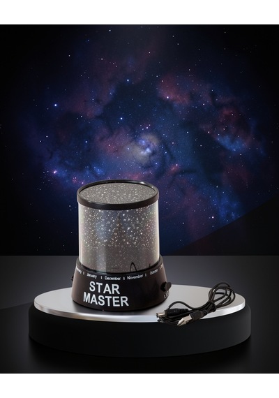 Led Yıldız Projektör Taşınabilir Galaxy Efektli Uczzzministarprojektör-4 Çok Renkli