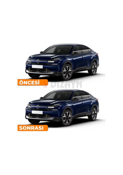S-dizayn Citroen C4x Krom Cam Çıtası 6 Prç. 2022 Üzeri A+ Kalite