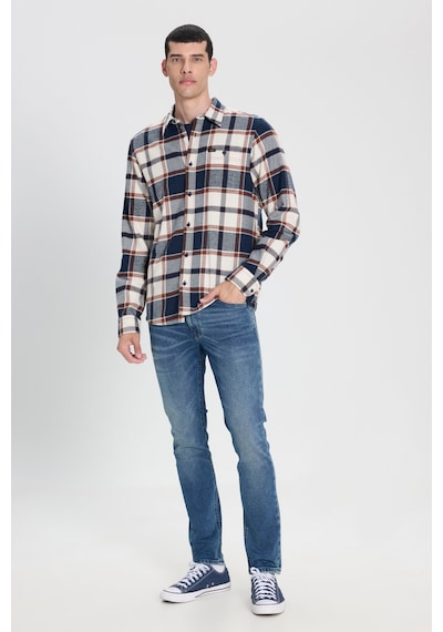 Lee Regular Fit Normal Kesim Pamuk Mavi Mevsimlik Gömlek L66N5805617 Mavi