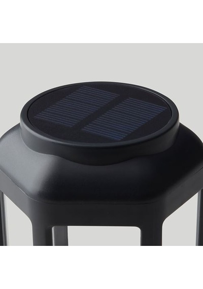 Ikea Solvınden Led'li Güneş Enerjili Aydınlatma, Şeffaf Siyah, 41 Cm