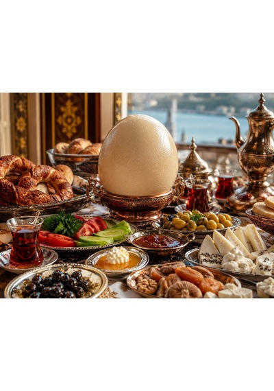 Ham Devekuşu Yumurtası
