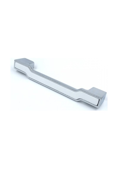 Coşafak Zavinna Z302 Metal Krom - Mat Beyaz 320Mm Akslı Kulp