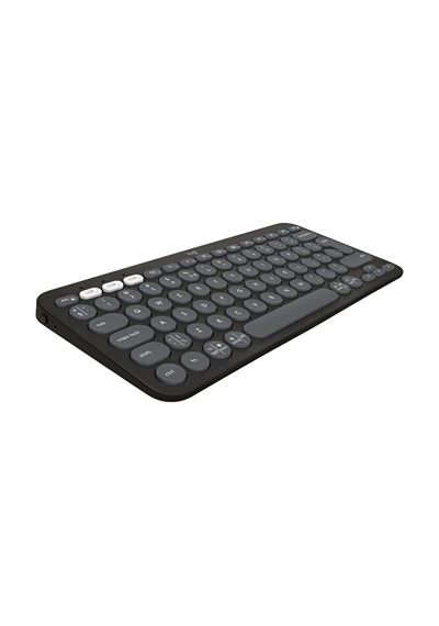 Logıtech K380s, Pebble Keys 2, Siyah, 920-011859, Bluetooth, Türkçe, Q, Multimedya, Mini Klavye 12934554