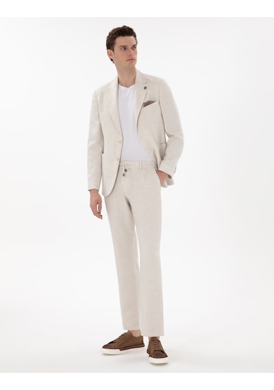 Pierre Cardin Erkek Ekru Takım Elbise 50304275-vr019 Ekru