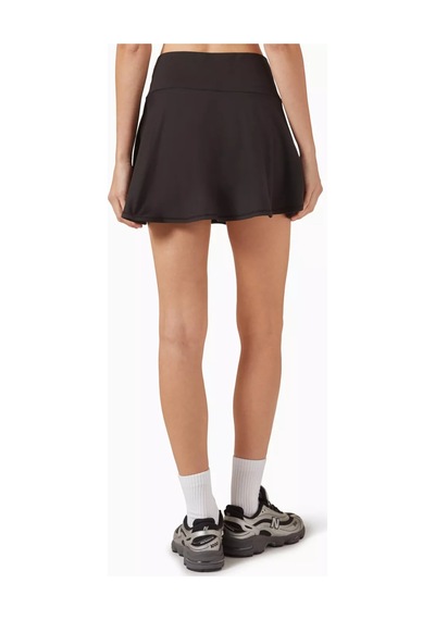 Vuori Esnek Örgülü Baseline Mini Etek, Atletik & Modern Siyah