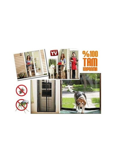 Mıknatıslı Kapı Sinekliği Tülü-krem 105 X 205 Diğer